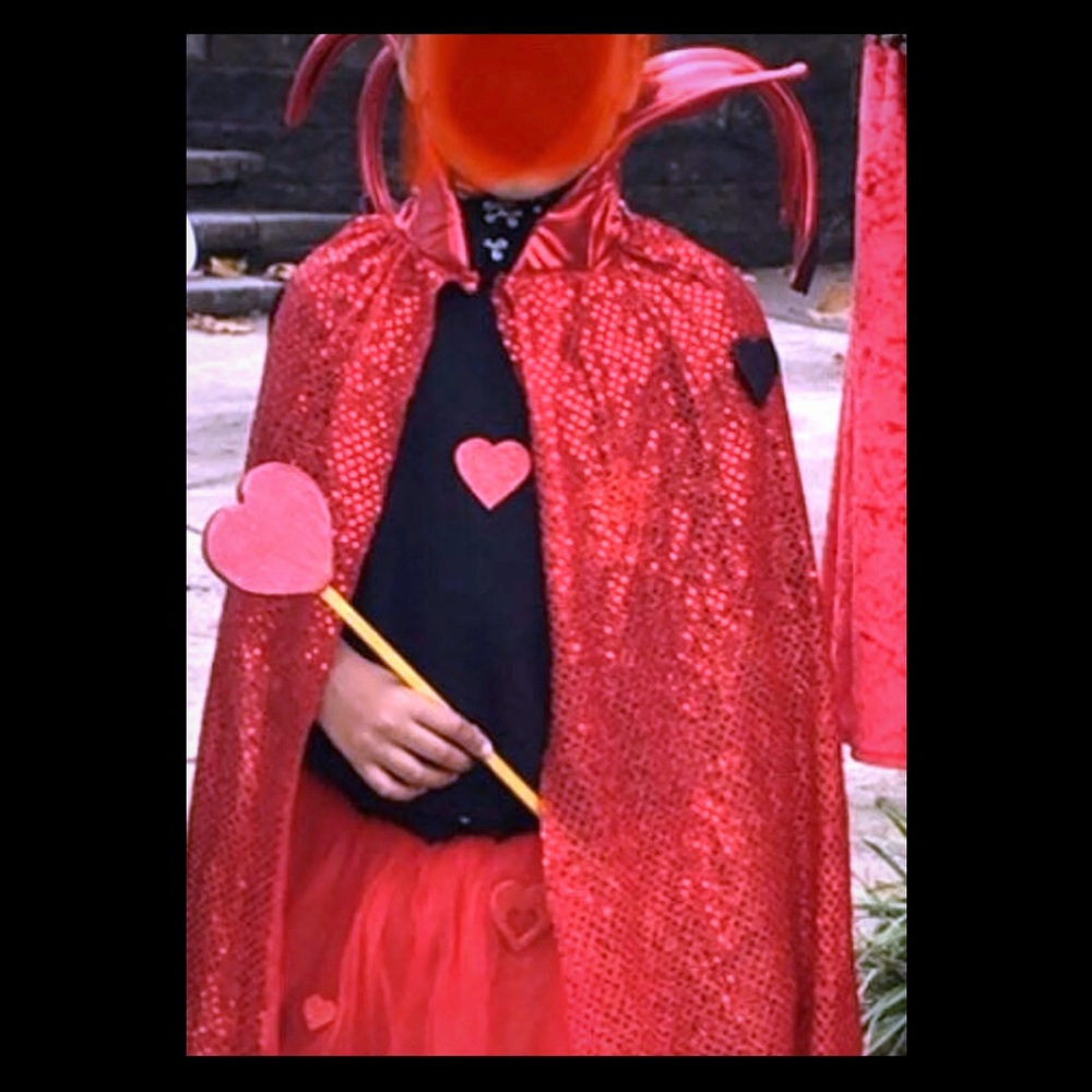 Handmade Queen of hearts costume